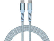 Кабели и Адаптери Verbatim Sync & Charge USB-C to USB-C 100W Magnetic 120 cm - Blue