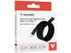 Кабели и Адаптери Verbatim Sync & Charge USB-C to USB-C 60W Magnetic 120 cm - Black