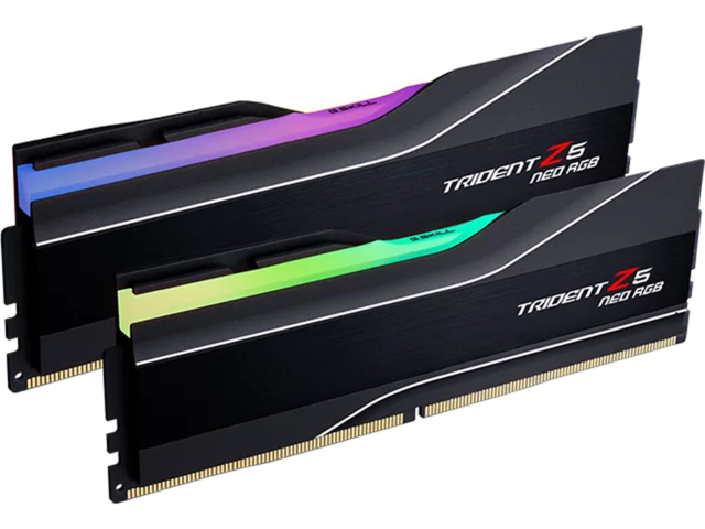 Оперативна памет 32GB (2x16GB) DDR5 6400 MT/s G.SKILL Trident Z5 Neo RGB Black