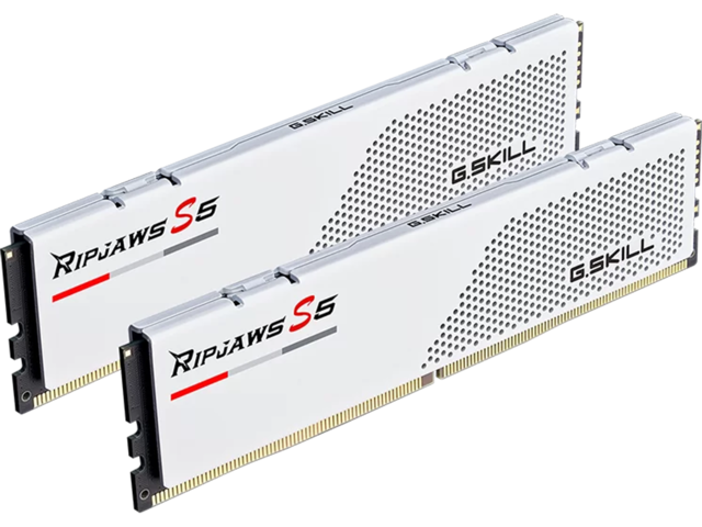 Оперативна памет 64GB (2x32GB) DDR5 6000 MT/s CL28 G.SKILL Ripjaws S5 White