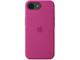 Калъфи Apple Silicone Case for iPhone 16e - Fuchsia