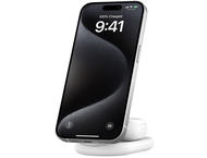 Зарядни устройства Belkin BoostCharge 2-в-1 Qi2 15W, в бяло