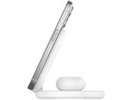 Зарядни устройства Belkin BoostCharge 2-в-1 Qi2 15W, в бяло