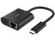 Кабели и Адаптери Belkin Connect USB-C to Ethernet + Charge Adapter 100W - Black