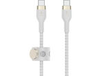 Кабели и Адаптери Belkin BoostCharge Pro Flex USB-C to USB-C Cable 60W 3 m, White