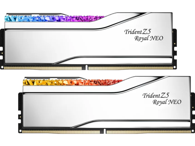 Оперативна памет 32GB (2x16GB) DDR5 6400 MT/s G.SKILL Trident Z5 Royal Neo White