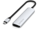USB Хъб Satechi 4-in-1 USB-C Slim Multiport Adapter 4K - Silver