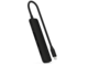 USB Хъб Satechi 6-in-1 USB-C Slim Multiport Adapter - Black