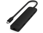 USB Хъб Satechi 7-in-1 USB-C Slim Multiport Adapter with Ethernet - Black