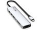 USB Хъб Satechi 7-in-1 USB-C Slim Multiport Adapter with Ethernet - Silver