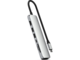 USB Хъб Satechi 7-in-1 USB-C Slim Multiport Adapter with Ethernet - Silver