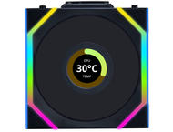 Вентилатори Lian Li UNI FAN SL Wireless LCD 120 Reverse Blade Black