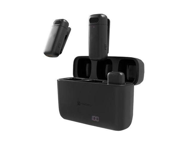 Микрофони Natec Hopper Lavalier Wireless USB C, 2 броя