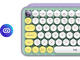 Клавиатури Logitech POP Keys Wireless Mechanical Keyboard With Emoji Keys, US, DAYDREAM MINT