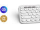 Клавиатури Logitech Pebble Keys 2, Tonal White