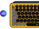 Клавиатури Logitech POP Keys Wireless Mechanical Keyboard With Emoji Keys, US, BLAST YELLOW