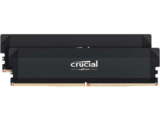 Оперативна памет 32GB (2x16GB) DDR5 6000 MT/s Crucial Pro OC Gaming Black