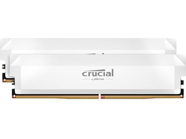 Оперативна памет 32GB (2x16GB) DDR5 6000 MT/s Crucial Pro OC Gaming White