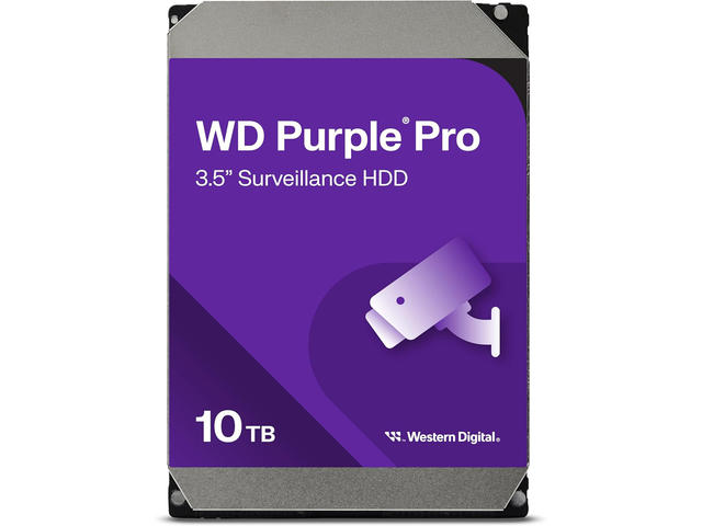 Твърди дискове 10TB 7200rpm Western Digital Purple Pro Smart Video