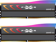 Оперативна памет 64GB (2x32GB) DDR5 6000 MT/s Silicon Power XPOWER Storm Gray RGB