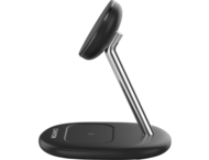 Зарядни устройства Canyon WCS-205 15W Qi2 2в1, в черно