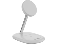 Зарядни устройства Canyon WCS-205 15W Qi2 2в1, в бяло