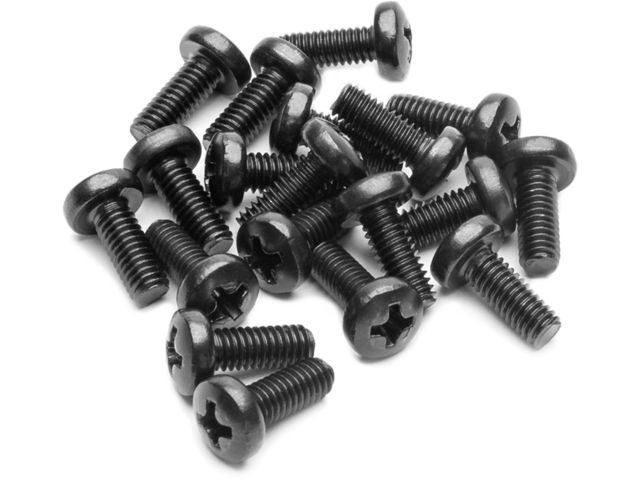 Части и аксесоари EKWB EK-Loop Phillips Head Screw Set M4x10mm - Black 20pcs