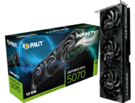 Видео карти Palit GeForce RTX 5070 Infinity 3 12GB