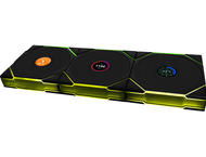 Вентилатори Lian Li UNI FAN TL Wireless LCD 120 Reverse Blade Black 3-Pack