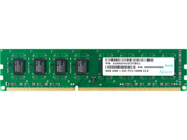Оперативна памет 8GB DDR3 1333 MT/s Apacer Standard Memory