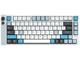 Клавиатури Lamzu Jet75 Magnetic Gaming Keyboard, White/Blue
