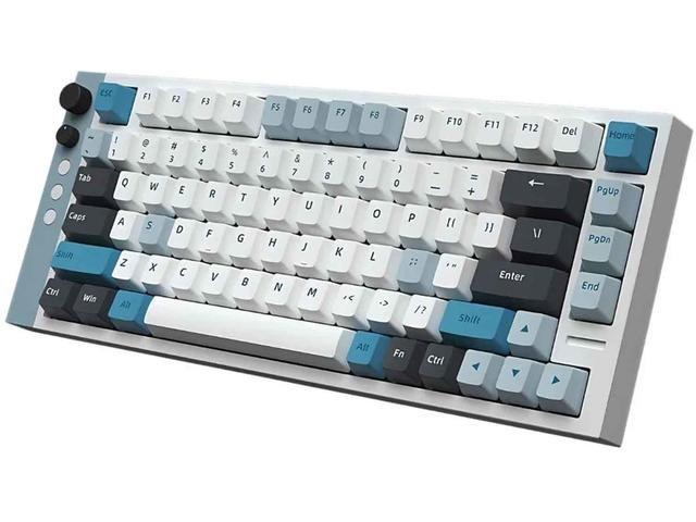 Клавиатури Lamzu Jet75 Magnetic Gaming Keyboard, White/Blue