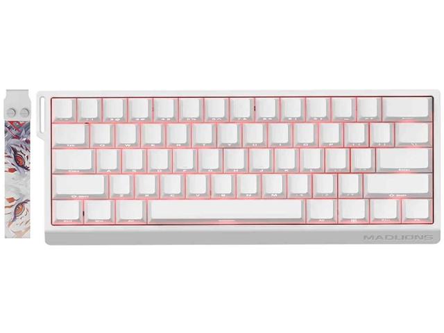 Клавиатури Madlions MAD 60 HE RGB - 1K, White