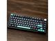 Клавиатури VGN N75 Wired Mechanical Keyboard, Caribbean Blue, Power Silver суич
