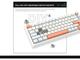 Клавиатури VGN N75 Wired Mechanical Keyboard, Jelly Orange, Power Silver суич