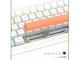 Клавиатури VGN N75 Wired Mechanical Keyboard, Jelly Orange, Power Silver суич
