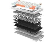 Клавиатури VGN N75 PRO Wireless Mechanical Keyboard - Jelly Orange - Kailh Vaporwave суич