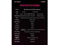 Клавиатури ATK Gaming Mechanical Keyboard RS6 - 8K, Black