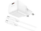 Зарядни устройства Acefast  Fast Charge Wall Charger A73 mini PD20W GaN (1xUSB-C) EU, с кабел
