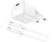 Зарядни устройства Acefast  Fast Charge Wall Charger A73 mini PD20W GaN (1xUSB-C) EU, с кабел