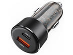 Зарядни устройства Acefast Fast Charge Car Charger B12 60W (1xUSB-C + 1xUSB-A)