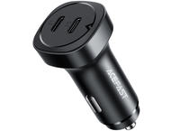 Зарядни устройства Acefast Fast Charge Car Charger B2 72W (2xUSB-C)