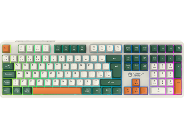 Клавиатури Canyon GKW-11 CND-SKBW11, UK/US White