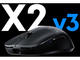 Мишки Pulsar Wireless Gaming Mouse X2 v3 Size2 - 1K (8K compatible), Black