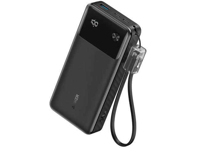 Външни батерии Anker Power Bank Powercore 20000mAh 30W Portable Charger with USB C Cable Lanyard A1384