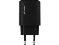 Зарядни устройства Canyon OnCharge 250 25W 1xPD 1xQC EU Black