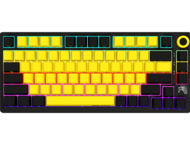 Клавиатури LORGAR KBP7075W, Wireless, Black/yellow, EN layout