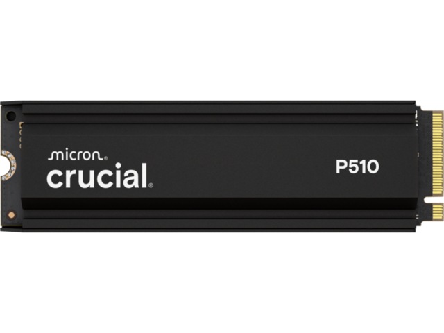 SSD 1TB Crucial P510, с Heatsink