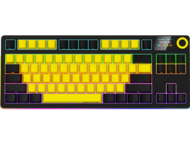 Клавиатури LORGAR KBP70TKLW, Black/yellow, EN layout