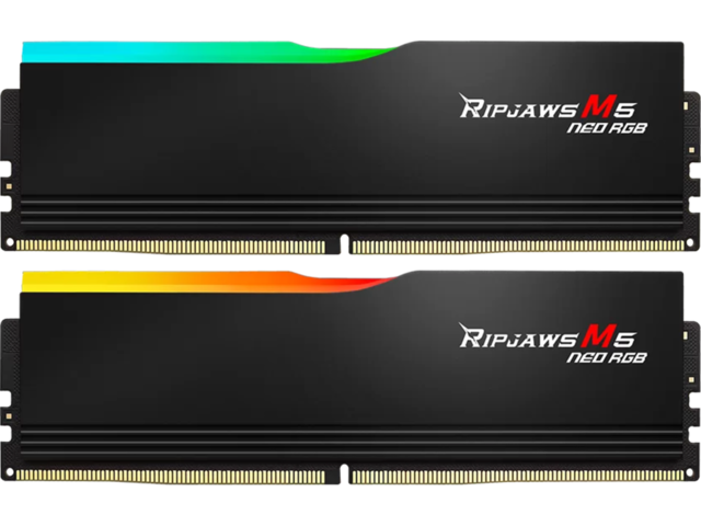 Оперативна памет 48GB (2x24GB) DDR5 6000 MT/s G.SKILL Ripjaws M5 Neo RGB Black